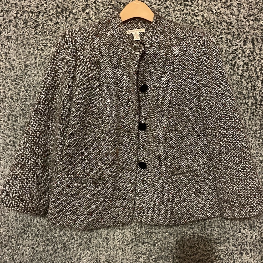 JM Collection Animal Print Coats, TweedJackets & Vests for Women